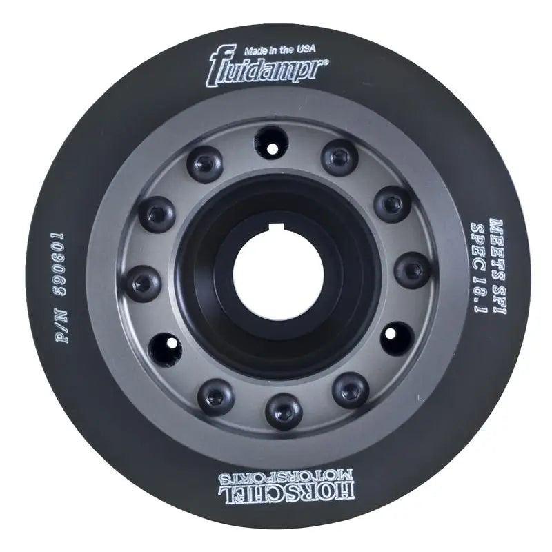 Fluidampr 590601 Fluidampr Honda All B Series PS Air / Alt Pulley Steel Internally Balanced Damper - 590601