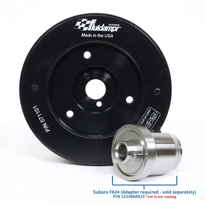 Fluidampr 571101 Fluidampr Subaru BRZ/Scion FR-S/Toyota 86 FA20/4U-GSE 2014+ Steel Internally Balanced Damper - 571101