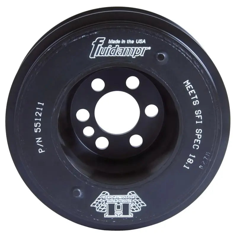 Fluidampr 551211 Fluidampr VW 06-08 2L FSI Motor (6 bolt hole mounting) Steel Internally Balanced Damper - 551211