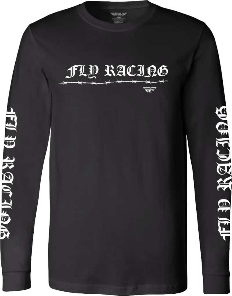 Fly Barbed Wire L/S Black Sm - FLY RACING