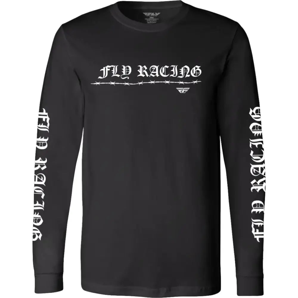 Fly Barbed Wire L/S Black Lg - FLY RACING
