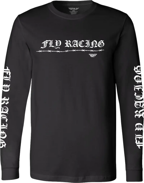 Fly Barbed Wire L/S Black Lg - FLY RACING