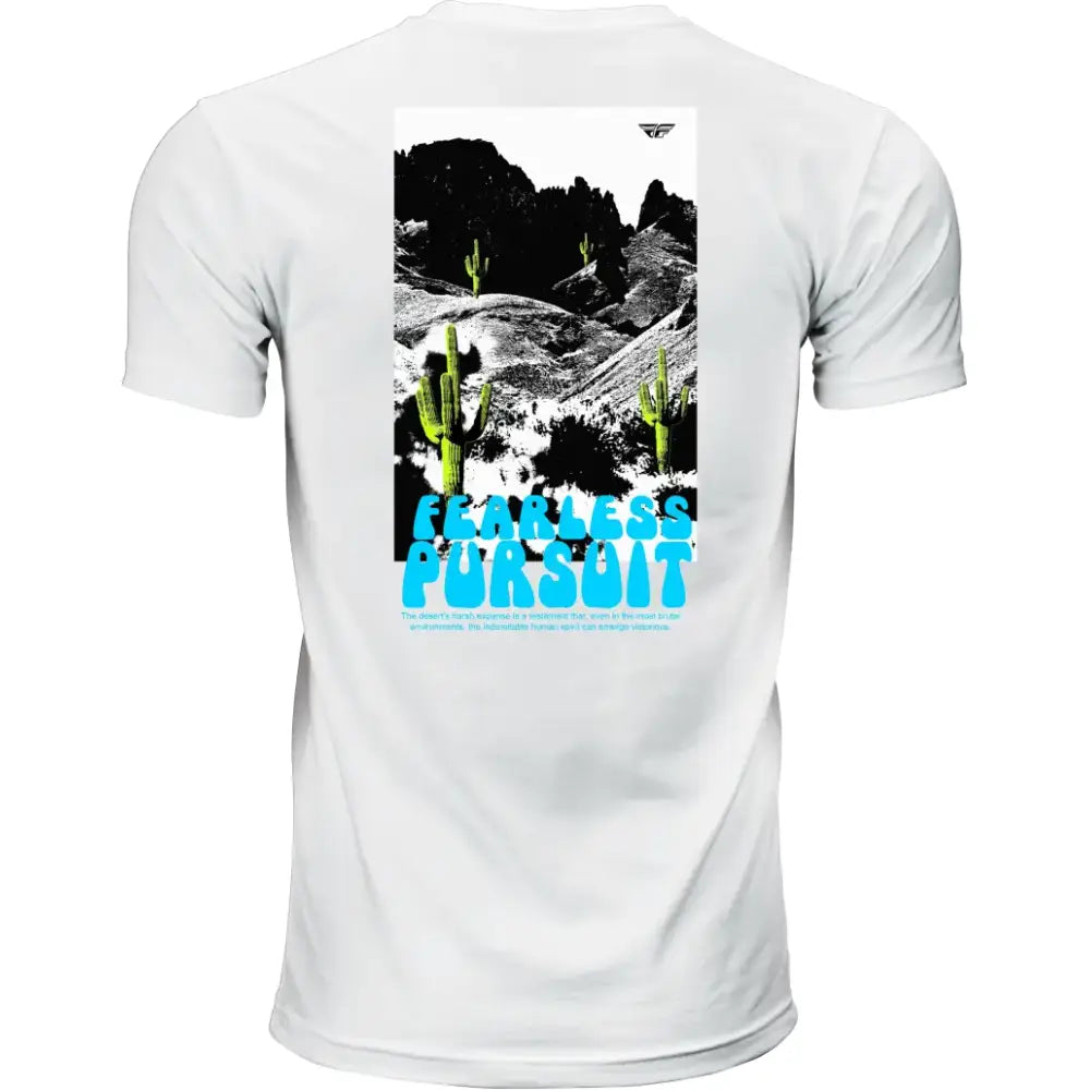 Fly Desert Tee White Lg - FLY RACING