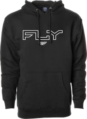 Fly Edge Hoodie Black Lg - FLY RACING