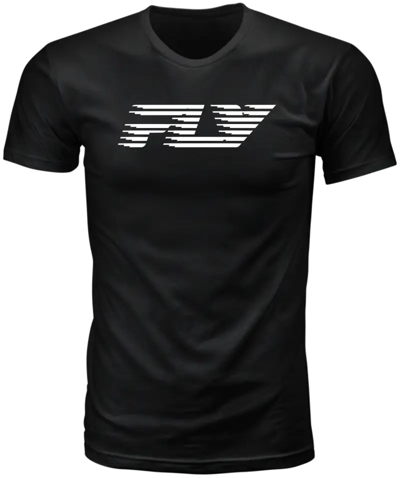 Fly Fast Tee Black Lg - FLY RACING