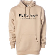 Fly Trademark Hoodie Sandstone Sm - FLY RACING