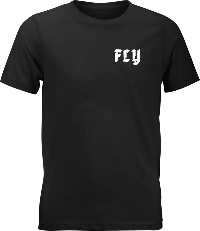 Youth Fly Moto Mind Tee Black Ys