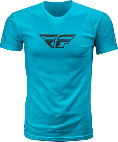 Fly F-Wing Tee Turquoise Lg