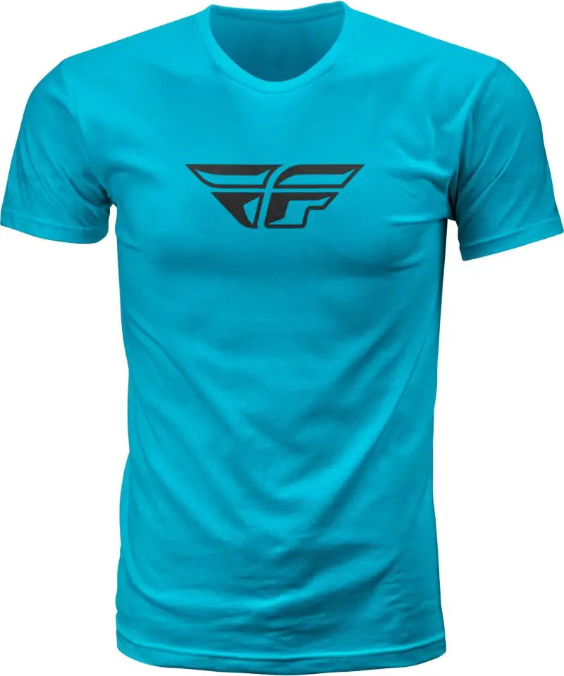 Fly F-Wing Tee Turquoise Md