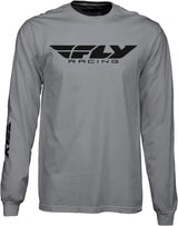Fly Corporate L/S Tee Grey Xl