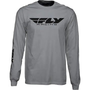 Fly Corporate L/S Tee Grey Xl