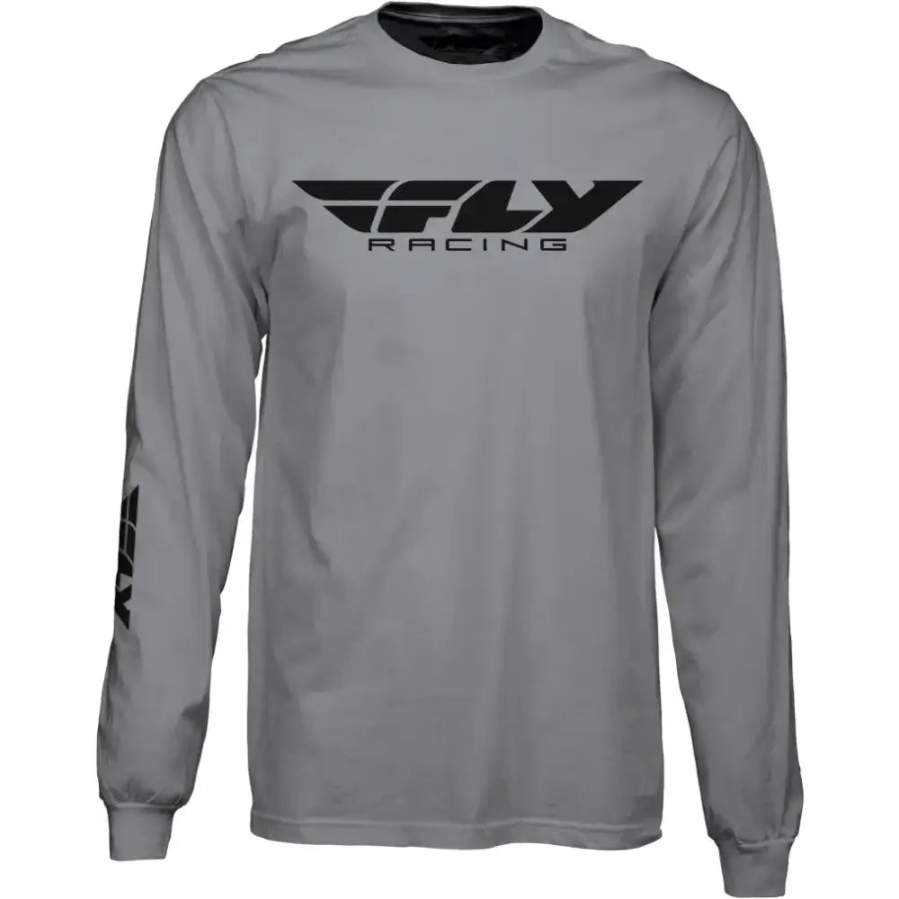 Fly Corporate L/S Tee Grey Xl