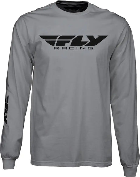 Fly Corporate L/S Tee Grey Xl