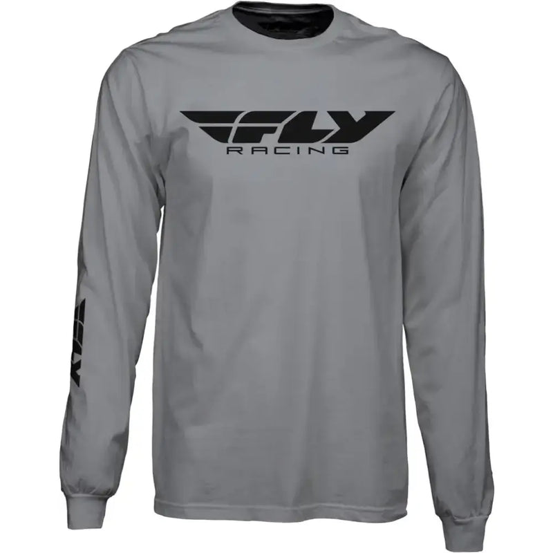 Fly Corporate L/S Tee Grey Xl