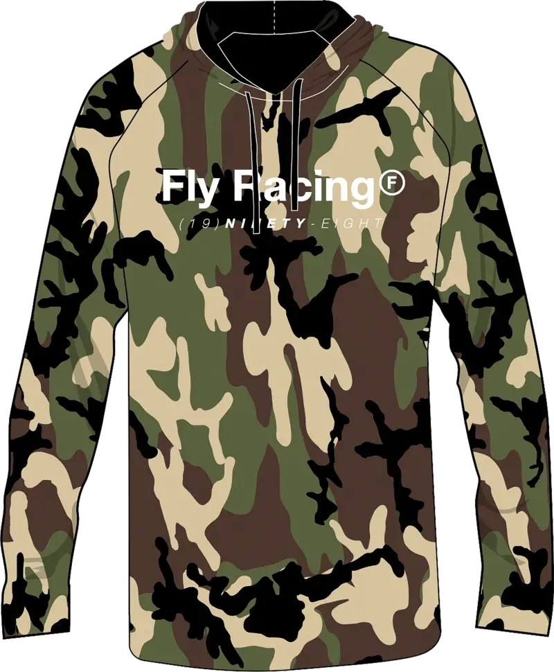 Fly Trademark Hoodie Army Camo Xl