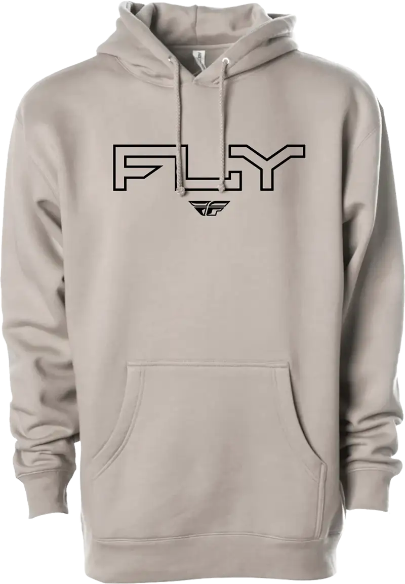 Fly Racing 354-0305M Edge Hoodie Cement Md - Hoodies