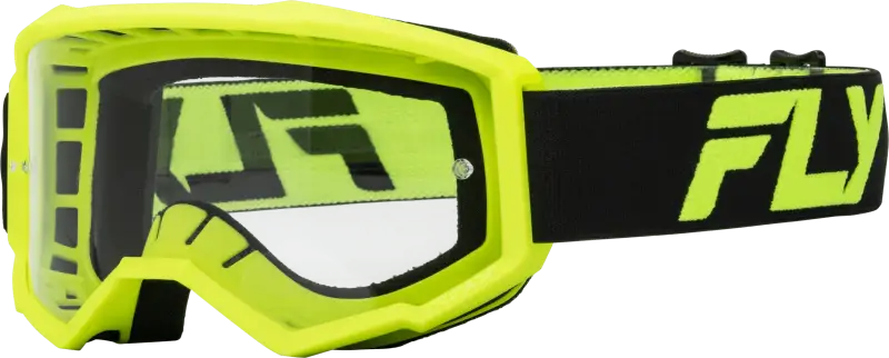 Focus Goggle Black/Hi-Vis W/ Clear Lens