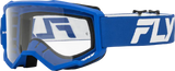 Focus Goggle Blue/White W/ Clear Lens