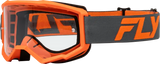 Focus Goggle Charcoal/Orange W/ Clear Lens