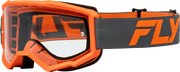 Focus Goggle Charcoal/Orange W/ Clear Lens