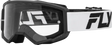 Focus Goggle White/Black W/ Clear Lens
