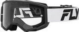 Focus Goggle White/Black W/ Clear Lens