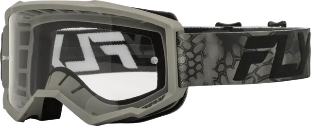 Focus Se Kryptek Goggle Moss Grey/Black W/ Clear Lens