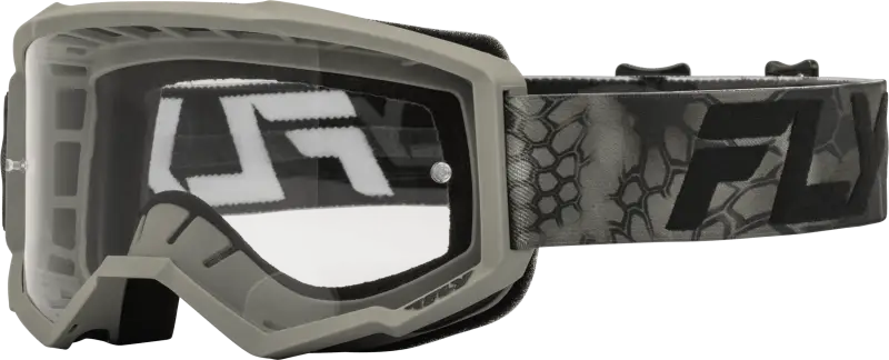 Youth Focus Se Kryptek Goggle Moss Grey/Black W/ Clear Lens
