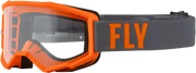 Youth Focus Goggle Grey/Orange W/ Clear Lens