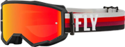 Fly Racing Fly Racing 37-51493 Zone Goggle Black/Red W/ Red Mirror/Amber Lens