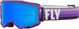Fly Racing Fly Racing 37-51498 Zone Goggle Purple/Black W/ Sky Blue Mirror/Smoke Lens
