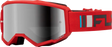 Youth Zone Goggle Red/Charcoal W/ Silver Mirror/Smoke Lens