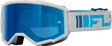 Zone Goggle Silver/Blue W/ Dark Blue Mirror/Smoke Lens