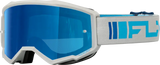 Youth Zone Goggle Silver/Blue W/ Dark Blue Mirror/Smoke Lens
