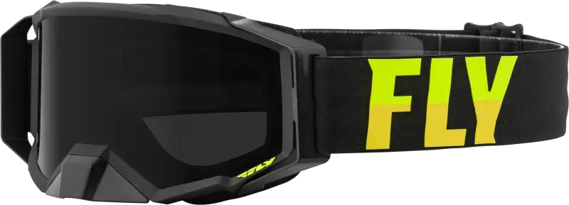 Zone Pro W/C Goggle Blk/Hi-Vis W/Dark Smoke Hydro Lens