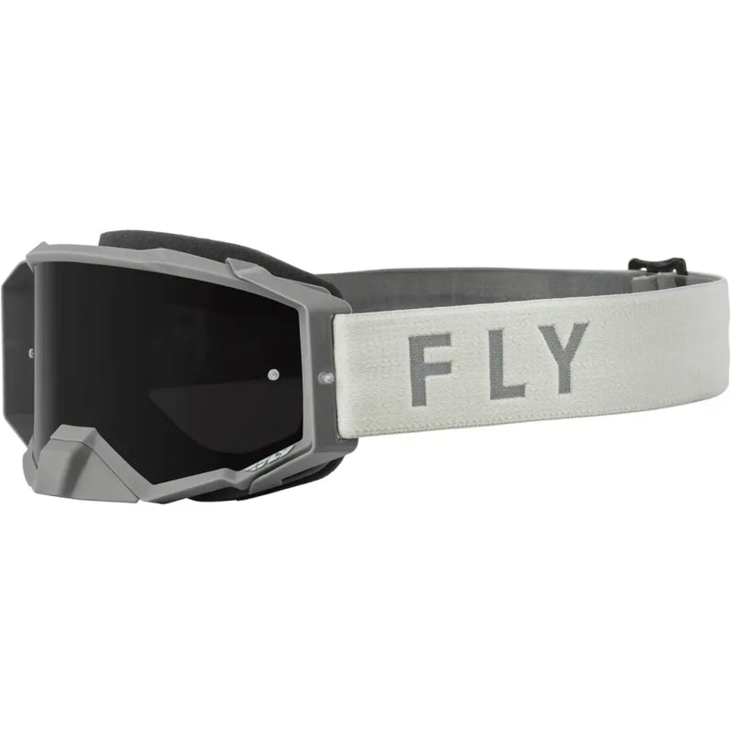 Fly Racing Fly Racing 37-51892 Zone Pro Goggle Grey W/Dark Smoke Lens