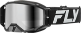 Zone Elite Goggle Black/Silver W/ Silver Mirror/Smoke Lens