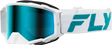 Zone Elite Goggle White/Teal W/ Blue/Teal Mir/Sky Blue Lens