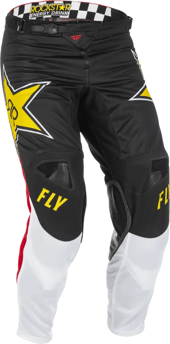 Kinetic Rockstar Mesh Pants Black/Red/White Sz 32