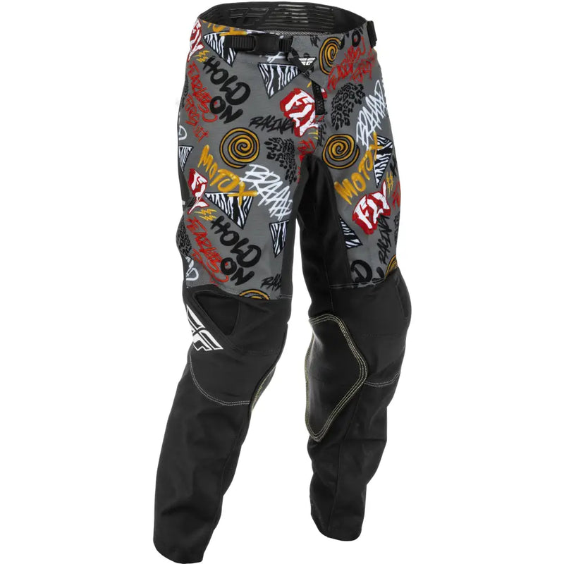 Fly Racing Fly Racing 375-43520 Youth Kinetic Rebel Pants Black/Grey Sz 20