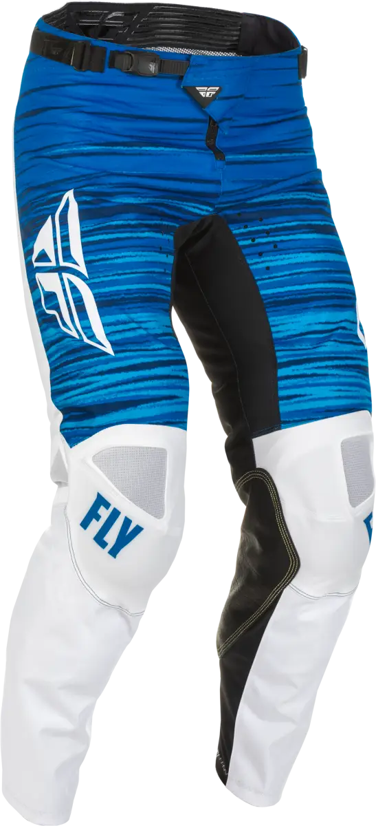 Fly Racing Fly Racing 375-53330 Kinetic Wave Pants White/Blue Sz 30
