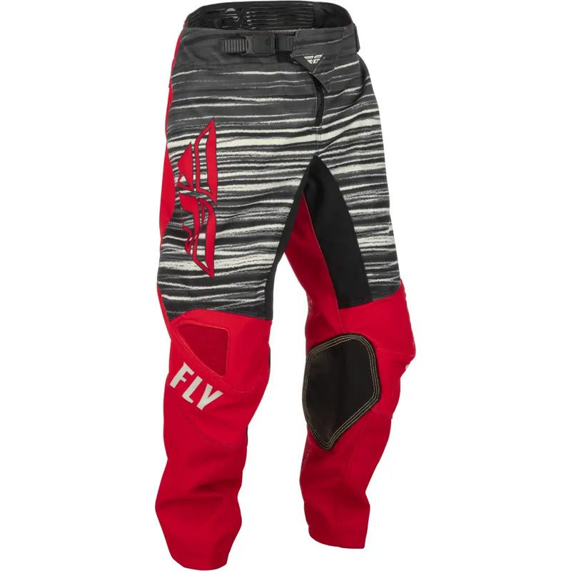 Fly Racing Fly Racing 375-53724 Youth Kinetic Wave Pants Red/Grey Sz 24