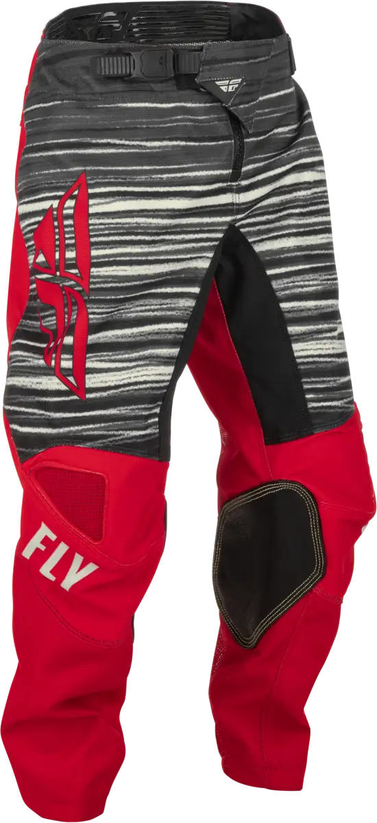 Fly Racing Fly Racing 375-53726 Youth Kinetic Wave Pants Red/Grey Sz 26