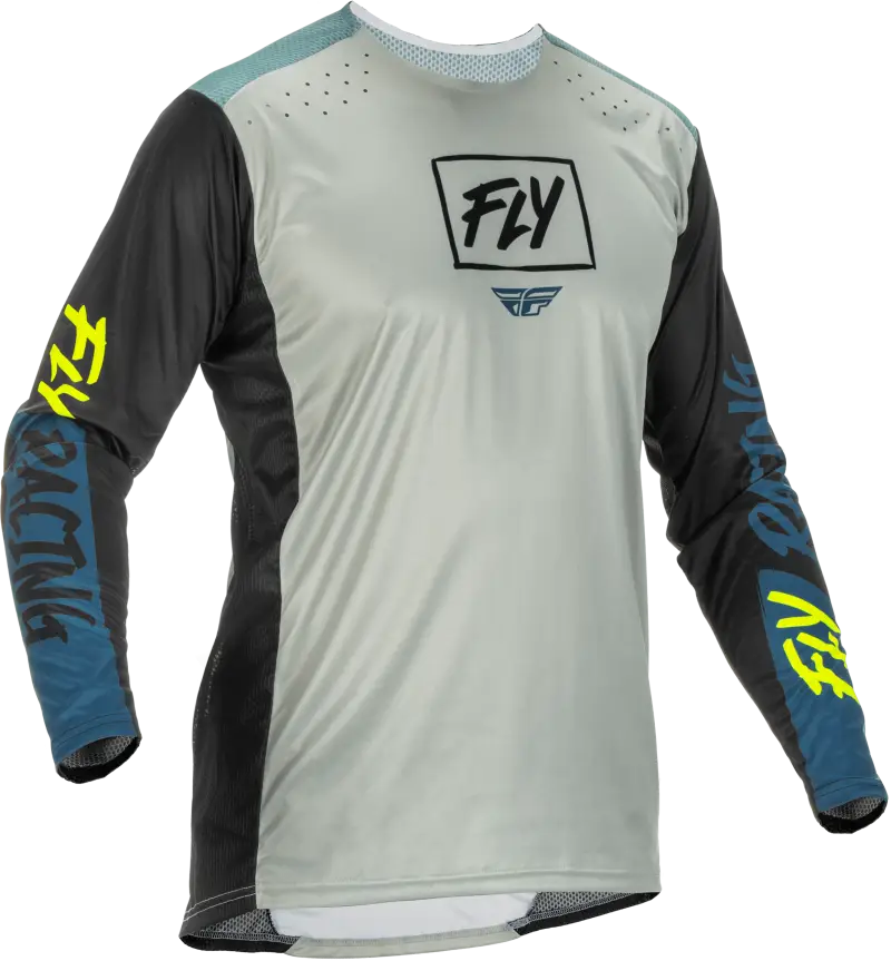 Lite Jersey Grey/Teal/Hi-Vis Sm