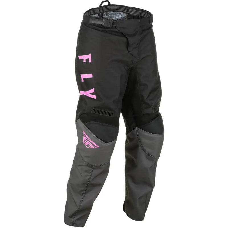Fly Racing Fly Racing 375-83126 Youth F-16 Pants Grey/Black/Pink Sz 26
