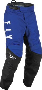 Fly Racing Fly Racing 375-93122 Youth F-16 Pants Blue/Grey/Black Sz 22