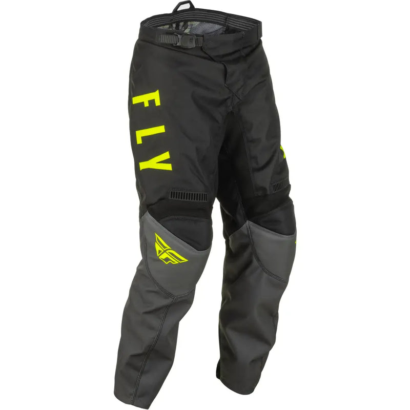 Fly Racing Fly Racing 375-93218 Youth F-16 Pants Grey/Black/Hi-Vis Sz 18