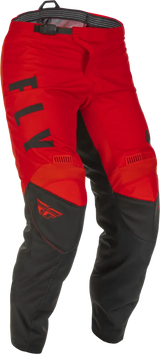Fly Racing Fly Racing 375-93330 F-16 Pants Red/Black Sz 30