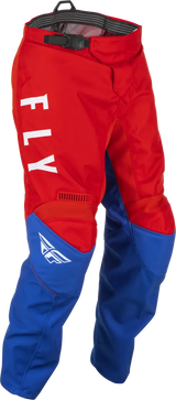 Fly Racing Fly Racing 375-93426 Youth F-16 Pants Red/White/Blue Sz 26