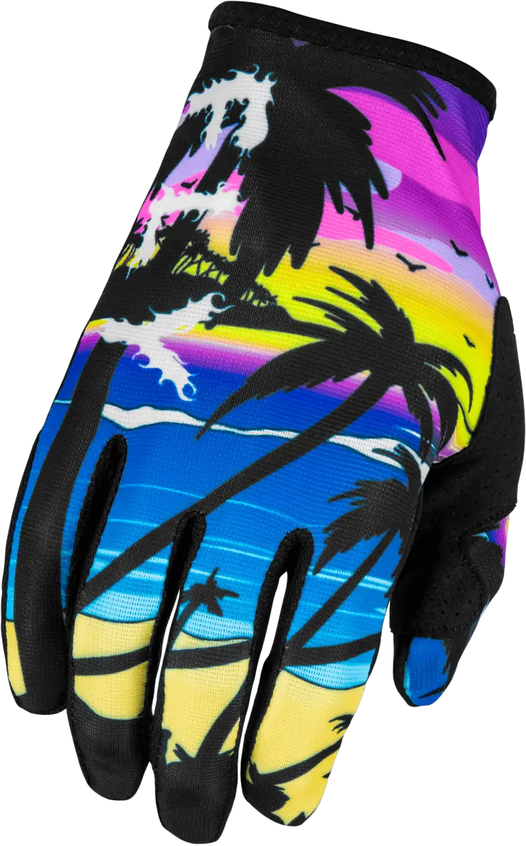 Lite Malibu Gloves Pink/Blue/Sand 2X